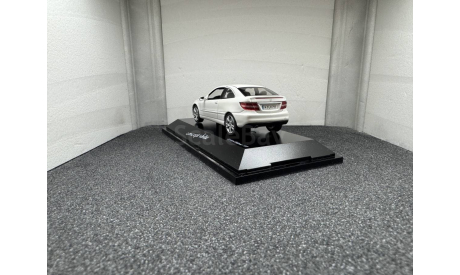 Mercedes-Benz CLC CL203 2008 - 2011 сoncept white, редкая масштабная модель, Schuco, scale43