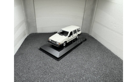 Volvo 740 GL 1986 white, редкая масштабная модель, Minichamps, scale43