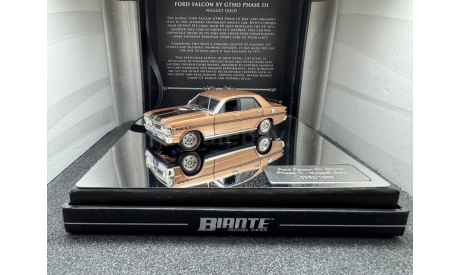 Ford Falcon XY GTHO Phase III Nugget Gold, редкая масштабная модель, Biante, scale43