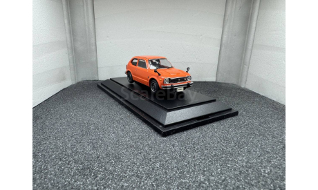 Honda Civic RS 1974 orange, редкая масштабная модель, Ebbro, scale43