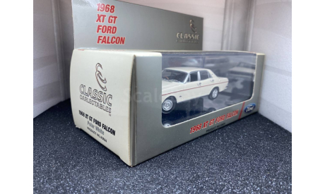 Ford Falcon XT GT 1968 polar white, редкая масштабная модель, Classic Carlectables, 1:43, 1/43