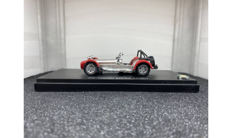 Caterham Super Seven 1973 red, масштабная модель, Kyosho, scale43
