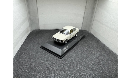 BMW 318 E21  1975-83 alpine white, редкая масштабная модель, Minichamps, scale43