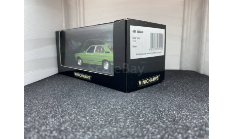 BMW 520i  E12  1972-76 Mintgrün, редкая масштабная модель, Minichamps, 1:43, 1/43