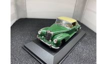 Mercedes-Benz 300 S cabriolet soft top 1951-1955 green, редкая масштабная модель, Minichamps, scale43