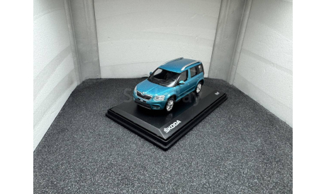 Skoda Yeti FL 2013 modrá sea metalíza, масштабная модель, Abrex, Škoda, scale43