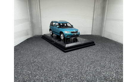 Skoda Yeti FL 2013 modrá sea metalíza, масштабная модель, scale43, Abrex, Škoda
