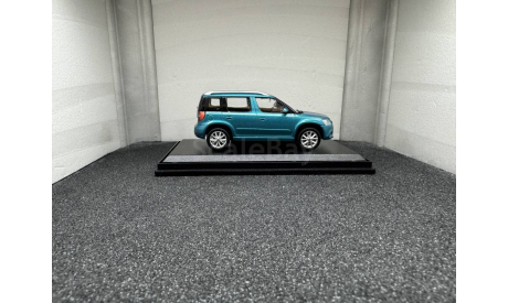Skoda Yeti FL 2013 modrá sea metalíza, масштабная модель, scale43, Abrex, Škoda