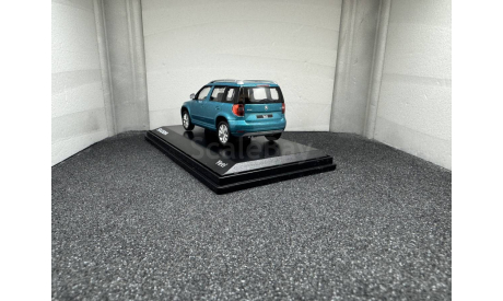 Skoda Yeti FL 2013 modrá sea metalíza, масштабная модель, scale43, Abrex, Škoda