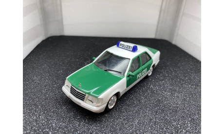 Mercedes-Benz E320 W124 Limousine Polizei, редкая масштабная модель, Herpa, scale43