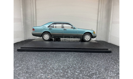 Mercedes-Benz 600SEL W140 1991 beryll metallic, редкая масштабная модель, Herpa, scale43