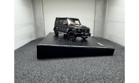 Mercedes  AMG G63 W463 V8 Biturbo 2020 obsidian black, масштабная модель, Brabus, Almost Real, scale43