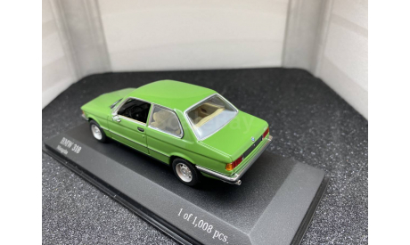 BMW 318 E21  1975-83 Mintgrün, редкая масштабная модель, Minichamps, scale43