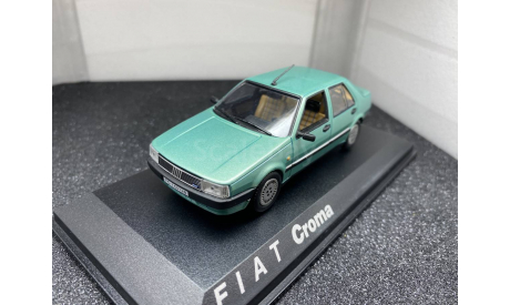 Fiat Croma 1985 light green metallic, редкая масштабная модель, Norev, scale43