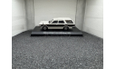 Nissan Cedric Y30 Van V20E Deluxe 1999, white / brown, редкая масштабная модель, AOSHIMA, scale43