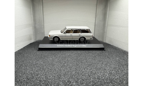 Toyota Mark II GX70G Wagon LG 1988 super white, редкая масштабная модель, AOSHIMA, scale43