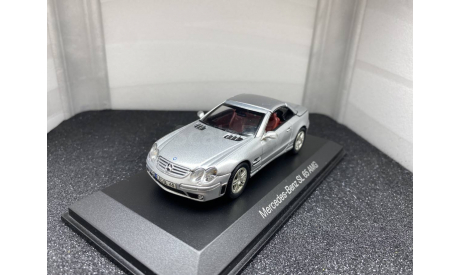 Mercedes-Benz SL 65 AMG Gris argent, редкая масштабная модель, Norev, scale43