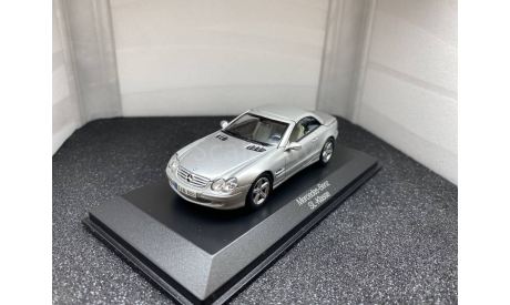 Mercedes Benz SL-Klasse 2002 R230 silver, редкая масштабная модель, Mercedes-Benz, Norev, 1:43, 1/43