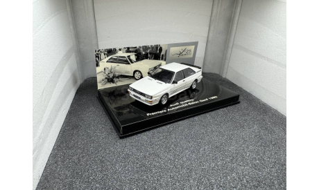 Audi Quattro 1980  white ’Premiere Automobil-Salon Genf 1980 25 Jahre Audi Quattro’, редкая масштабная модель, Minichamps, scale43