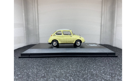 Subaru 360 1958 light yellow, редкая масштабная модель, scale43, Norev
