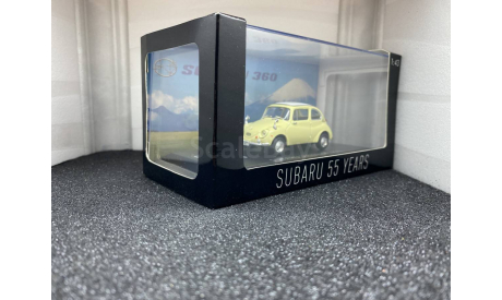 Subaru 360 1958 light yellow, редкая масштабная модель, scale43, Norev
