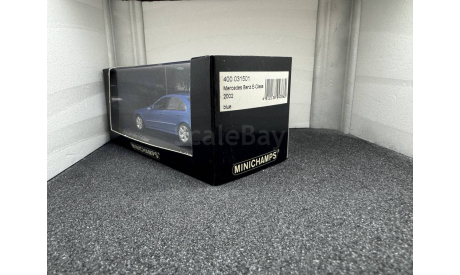 Mercedes-Benz  E320 W211 Limousine 2002 jaspisblau, редкая масштабная модель, Minichamps, scale43