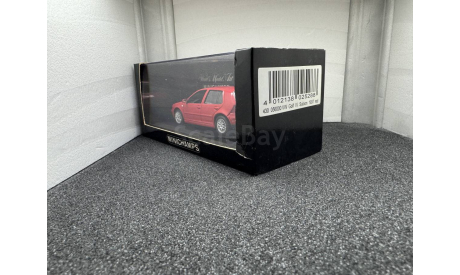 Volkswagen Golf Mk4 Saloon 1997 red, редкая масштабная модель, Minichamps, scale43