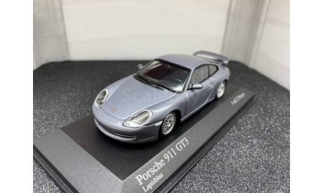 Porsche 911GT3 1998 lapisblau, масштабная модель, Minichamps, scale43