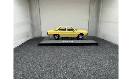 BMW 520 E12  1972-76  yellow, редкая масштабная модель, Minichamps, scale43