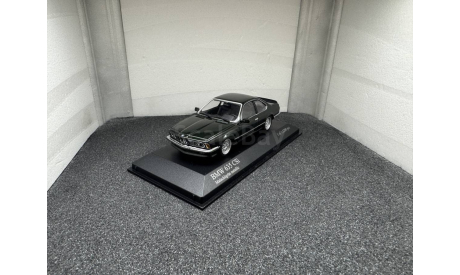 BMW 635 CSi E24 1982 malahitgrun metallic, редкая масштабная модель, Minichamps, scale43