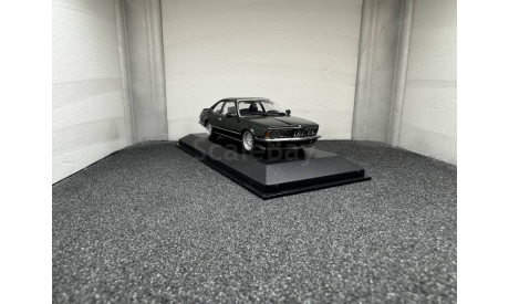 BMW 635 CSi E24 1982 malahitgrun metallic, редкая масштабная модель, Minichamps, scale43