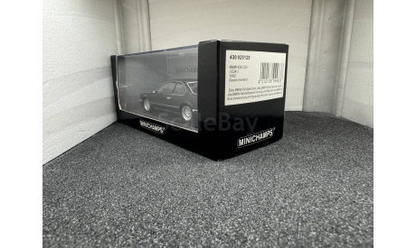 BMW 635 CSi E24 1982 malahitgrun metallic, редкая масштабная модель, Minichamps, scale43