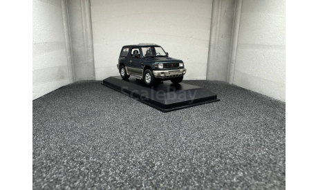 Mitsubishi Pajero II 1998 SWB restyling green metallic, редкая масштабная модель, Minichamps, scale43
