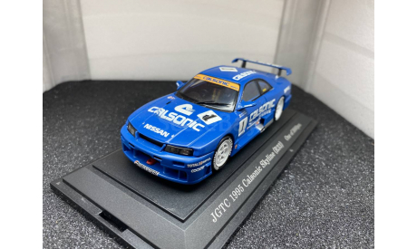 JGTC 1995 Calsonic Nissan Skyline R33 blue, масштабная модель, Ebbro, scale43