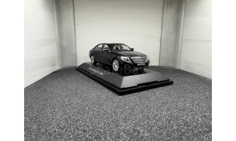 Mercedes Benz S-Class W222 2013 magnetit black metallic, редкая масштабная модель, Schuco, scale43, Mercedes-Benz