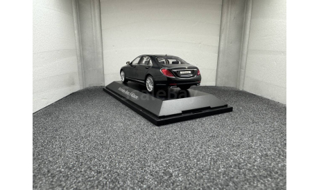 Mercedes Benz S-Class W222 2013 magnetit black metallic, редкая масштабная модель, Schuco, scale43, Mercedes-Benz