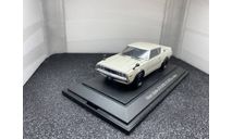 Nissan Skyline GT-R KPGC110 1973 white, редкая масштабная модель, Ebbro, scale43
