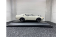 Nissan Skyline GT-R KPGC110 1973 white, редкая масштабная модель, Ebbro, scale43