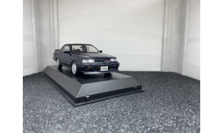 Nissan Skyline GTS-R  R31 Normal Wheel/dark blue, редкая масштабная модель, Kyosho, scale43