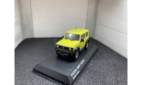 Suzuki Jimny Sierra 2018 kinetic yellow, редкая масштабная модель, Kyosho, 1:43, 1/43