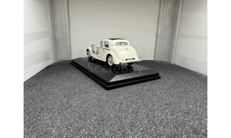Jaguar SS 2.5 saloon 1937 cream, редкая масштабная модель, Oxford, scale43