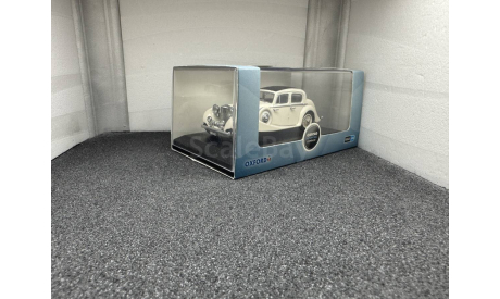 Jaguar SS 2.5 saloon 1937 cream, редкая масштабная модель, Oxford, scale43