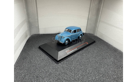 Москвич 400 1954 голубой, редкая масштабная модель, IST Models, scale43