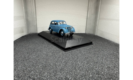 Москвич 400 1954 голубой, редкая масштабная модель, IST Models, scale43