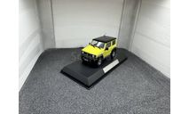 Suzuki Jimny JB64W 2018 kinetic yellow/black roof, редкая масштабная модель, Kyosho, 1:43, 1/43