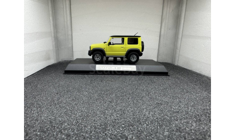 Suzuki Jimny JB64W 2018 kinetic yellow/black roof, редкая масштабная модель, Kyosho, 1:43, 1/43