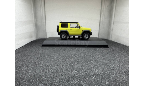 Suzuki Jimny JB64W 2018 kinetic yellow/black roof, редкая масштабная модель, Kyosho, 1:43, 1/43