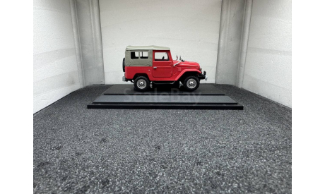 Toyota Land Cruiser BJ40 1960 red, редкая масштабная модель, Ebbro, scale43