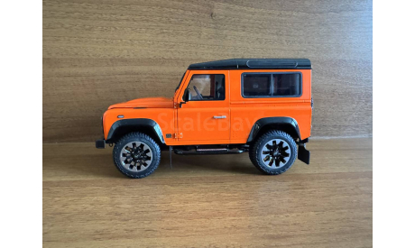 Land Rover Defender 90 Works V8 2018 orange/schwarz, масштабная модель, 1:43, 1/43, LCD models