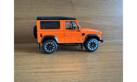 Land Rover Defender 90 Works V8 2018 orange/schwarz, масштабная модель, 1:43, 1/43, LCD models